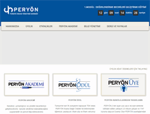 Tablet Screenshot of peryon.org.tr